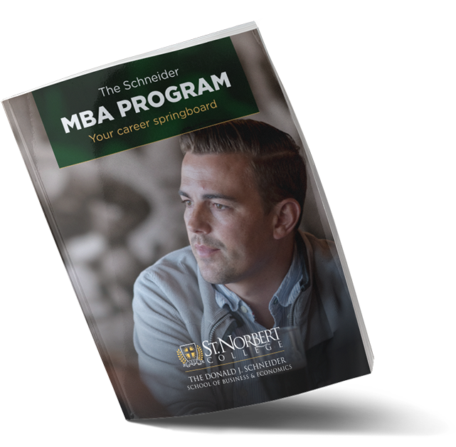 The Schneider MBA program brochure